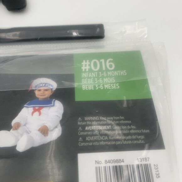 Ghostbusters Stay Puft Infant Halloween Costume 3-6 months - Picture 3 of 4